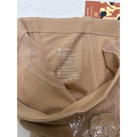 HONEYLOVE Shapewear, Queen Brief, Size 3X in Nude Sand Brand New with Tag - Picture 8 of 8